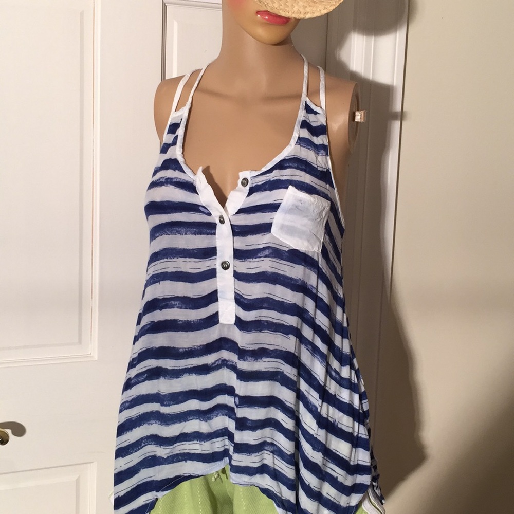 Fun cotton top, stripes stripes stripes!!